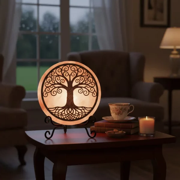 Hand Craved Salt Lamp